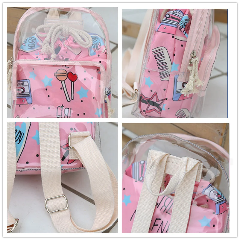 Custom Small Cute Lightweight Clear Plastic Pvc Kids Backpack Buy