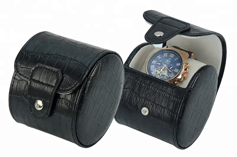 Customize Design Roll Real Leather Single Watch Travel
