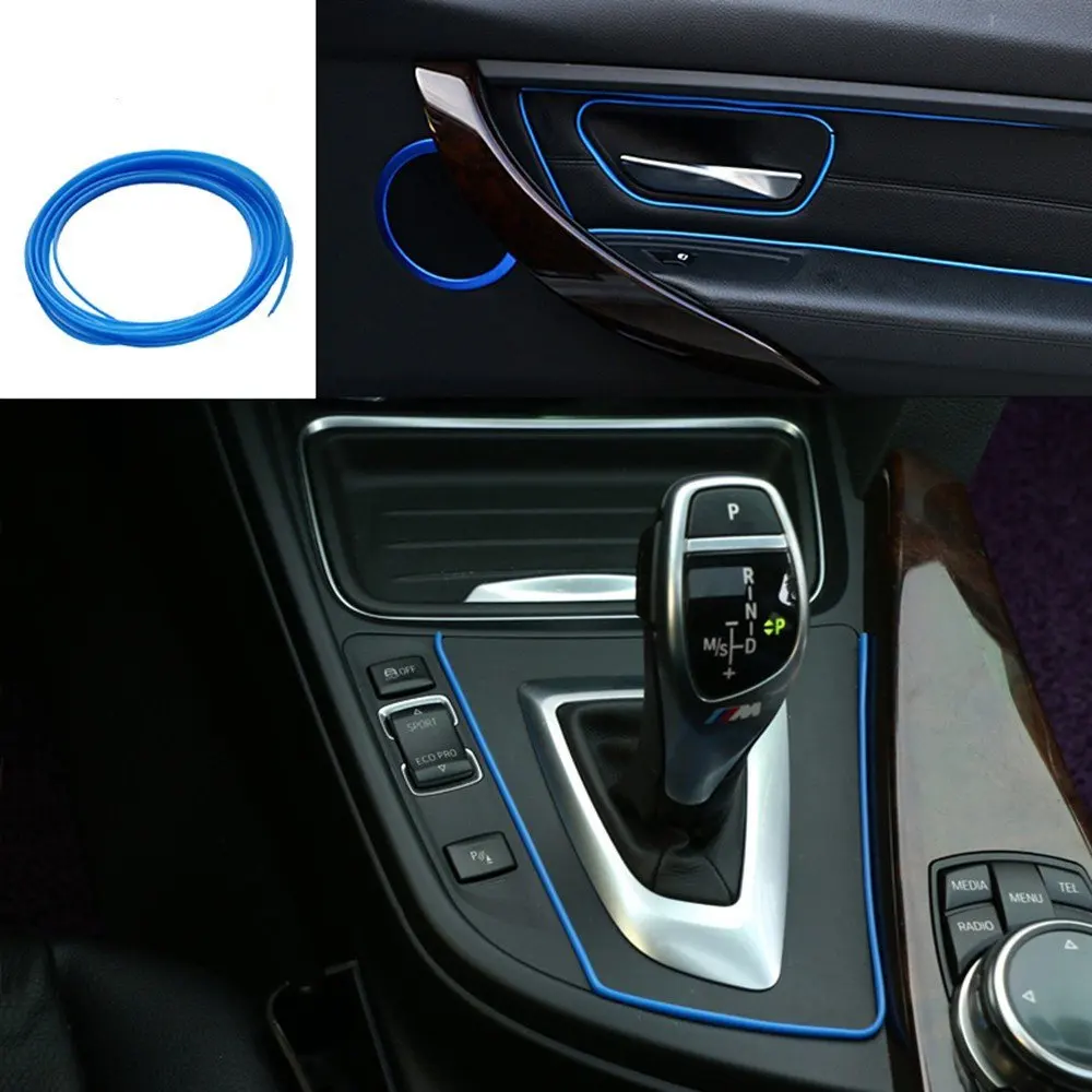 Yellow 5M Flexible Trim For Car Interior Exterior Moulding Strip Decorative P4 for Chevrolet Camaro