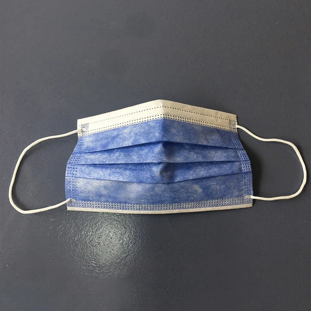 定制深蓝色用于医疗用途过程无纺布面膜
