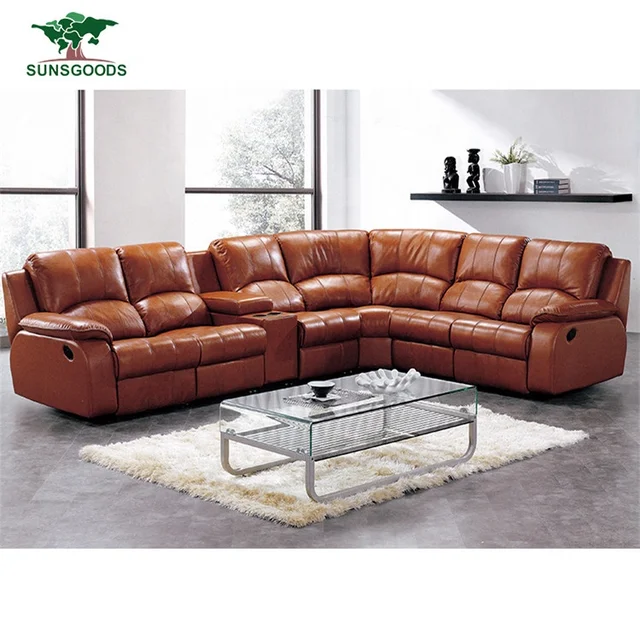 Custom Luxury Furniture Reclining Corner Sofa New Design Custom Luxury Furniture Reclining