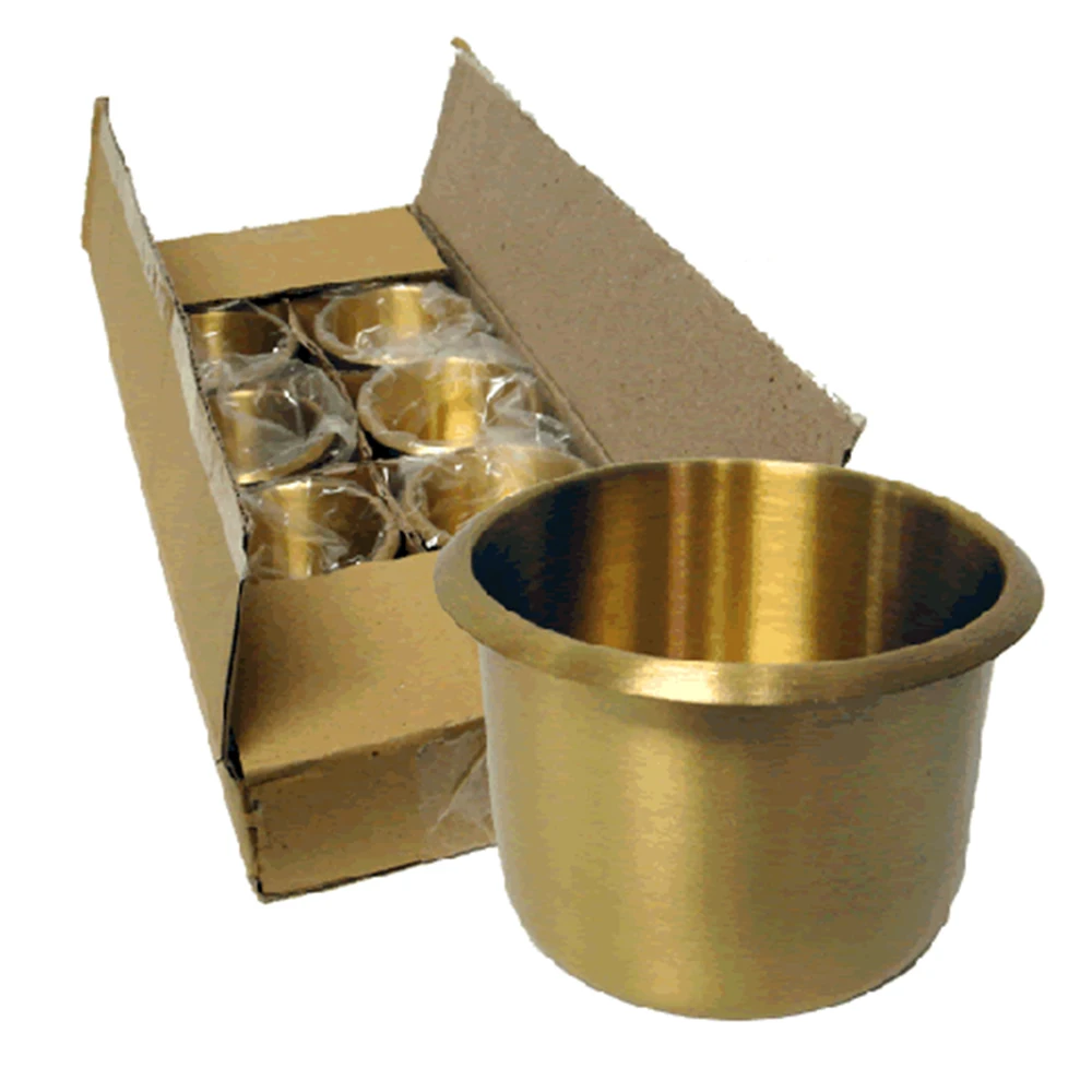 Standard Poker Table Brass Drop In Cup Holders Buy Brass Cup Holder