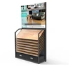 Countertop metal Quartz Stone tile Display Stand For Retail Store