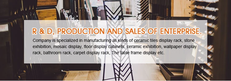 Best Selling Metal Slide Tile Display Rack for Exhibition