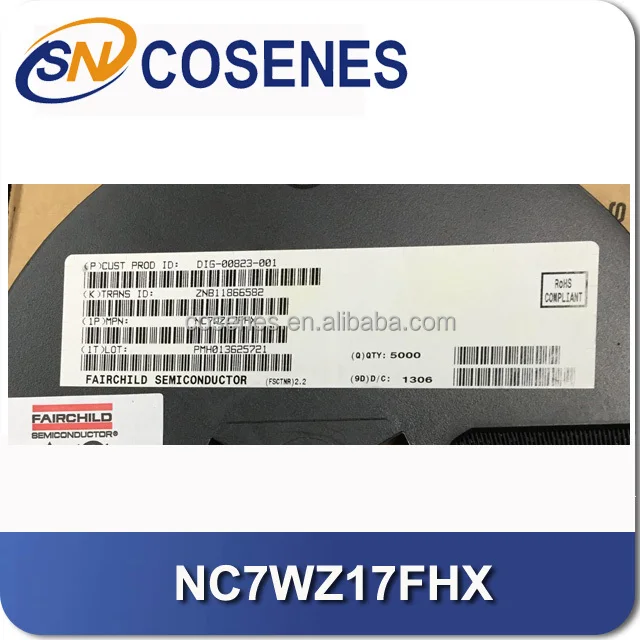 6-ufdfn nc7wz17fhx multiple function gate logic ic