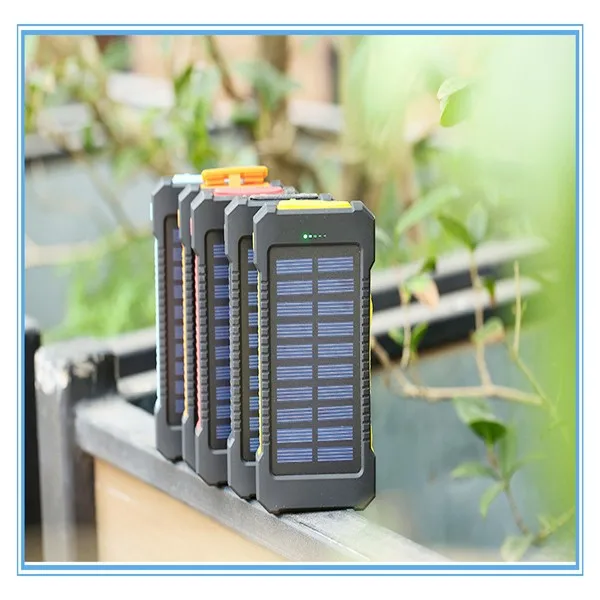 Travel Solar Power Bank 20000mAh Portable Waterproof Mobile Phone External Battery Charger - ANKUX.COM