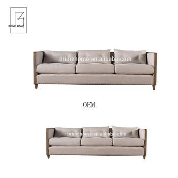 Hampton Style Elegant Solid Wood Seat Sofa Making Love Sofa Bench
