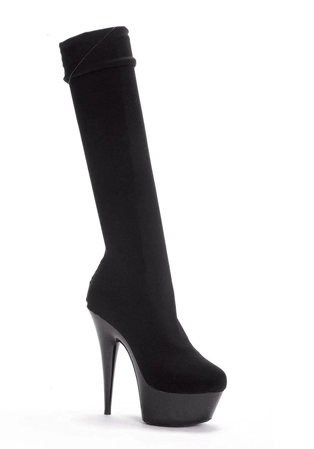 Ellie Shoes Women's 609-LYCRA 6" Pointed Stilitto Lycra Knee High Boot