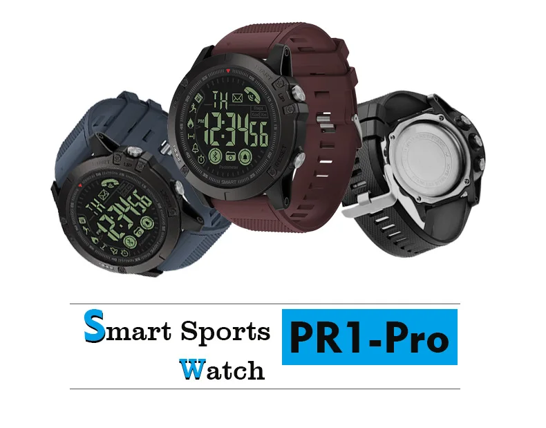 Spovan Pr1-pro Podómetro Inteligente Android Bluetooth Ios Espera Larga  Reloj Deportivo Inteligente - Buy Reloj Inteligente Product on Alibaba.com