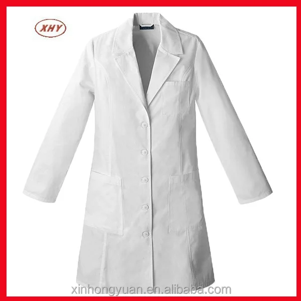 White Blank Pattern Polycotton Pocket Jersey Lab Coat Supplier Buy