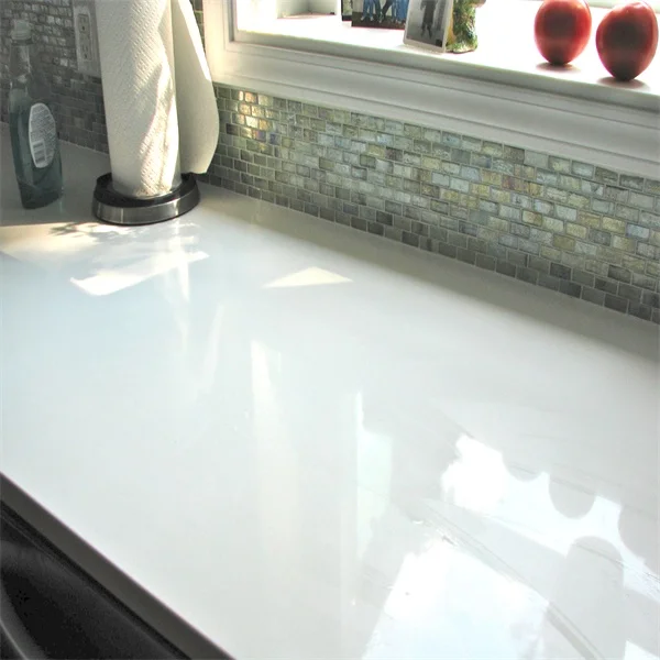 White Crystal Quartz Countertop And Sheet For Sale Standard