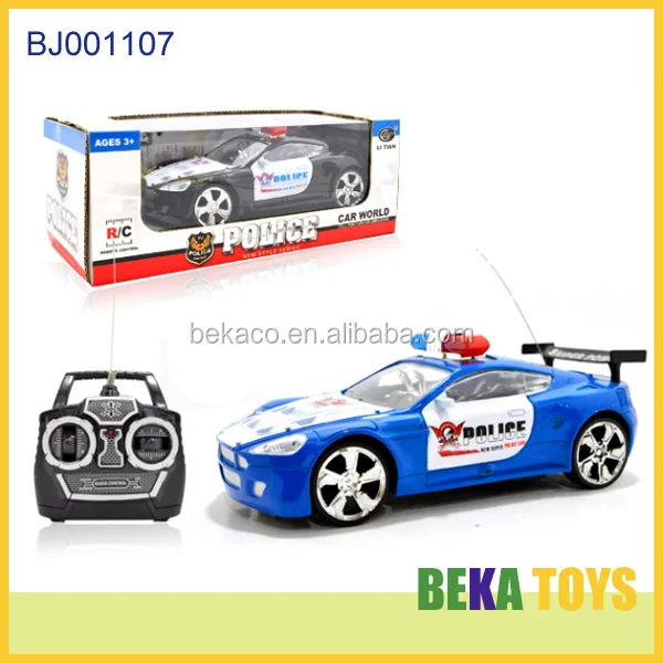 remote control police car toy