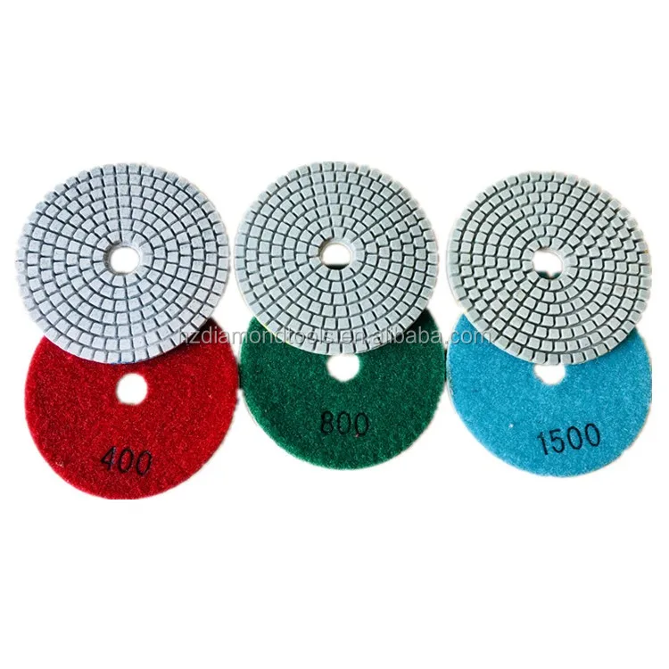125mm 5inch Dry Diamond Polishing Pad For Granite,Marble And Concrete