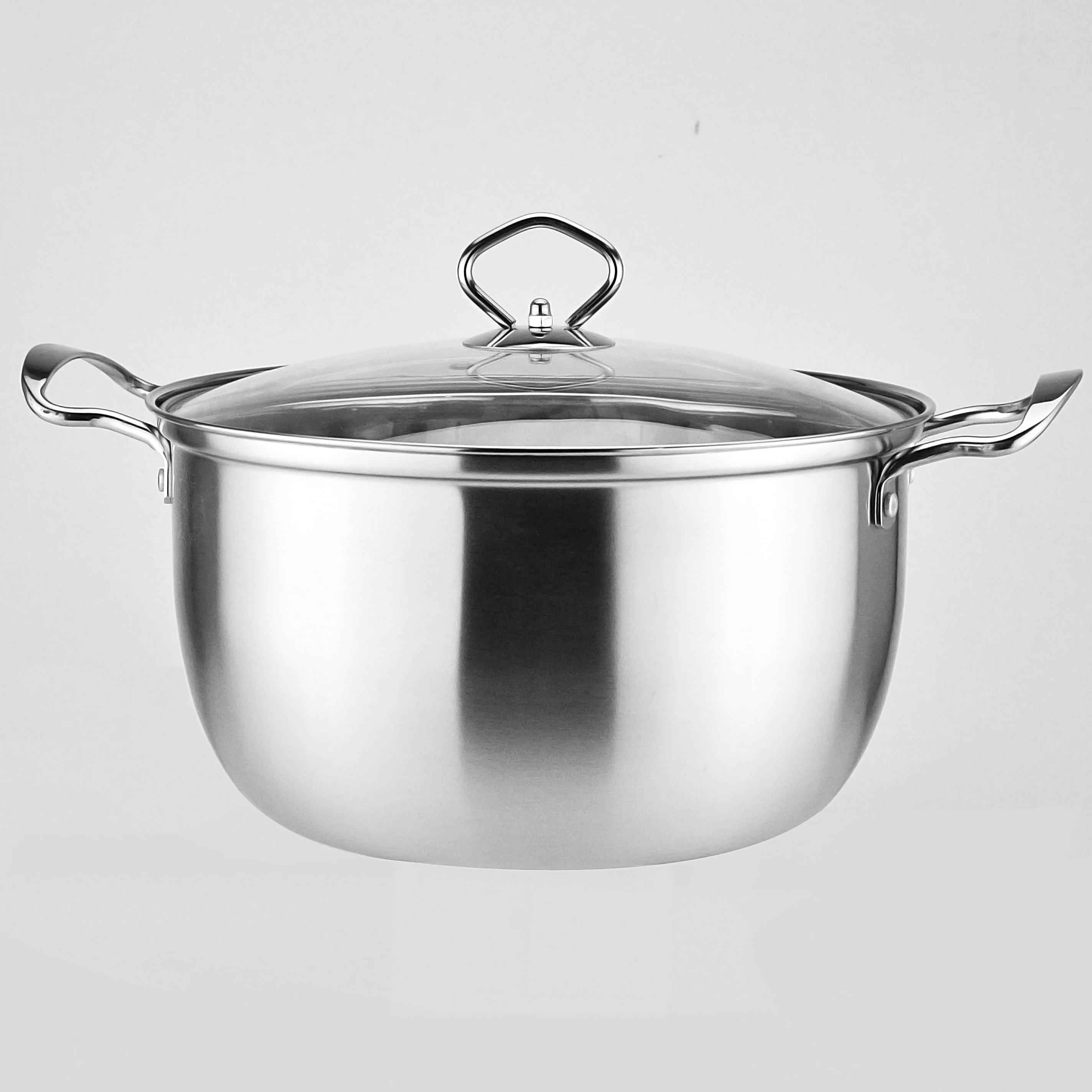 Stainless Steel Steamer Pot Multifunction Cooking Pot Double Layer Soup ...