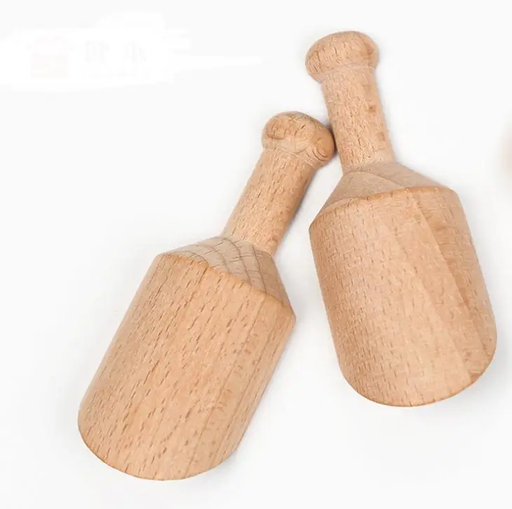 mini dulces de cuchara de madera lavado O5J2 30 Piezas Mini cuchara de madera baño de sal cucharas