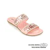 new arrival top quality best price rhinestone ornament open toe outsole TPR material slippers lady