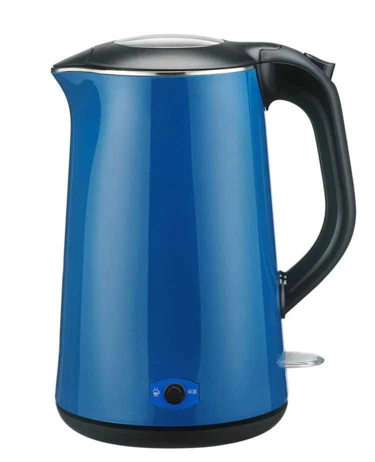 1.7 Liter Double Layer Electric Kettle With Blue Led Light Buy Double