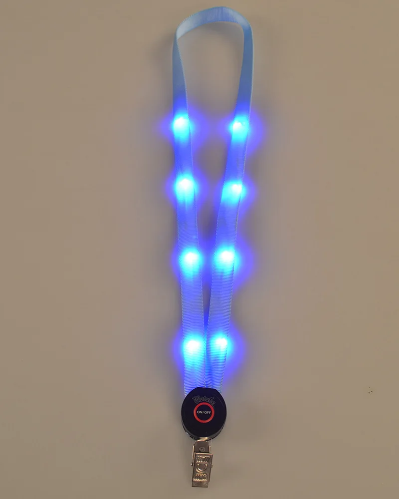 New Led Fiber-optic Flashing Lanyard,Promotional Light Up Lanyards ...