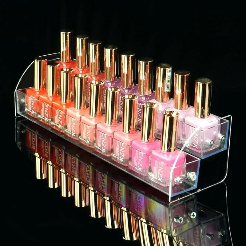 Custom Acrylic Perspex Countertop Essie Nail Polish Display Pmma Nail