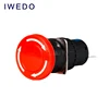 3A Turn Reset Pushbutton Switch Emergency Stop Mushroom Pushbutton 16mm