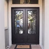modern forged wrought iron gate
