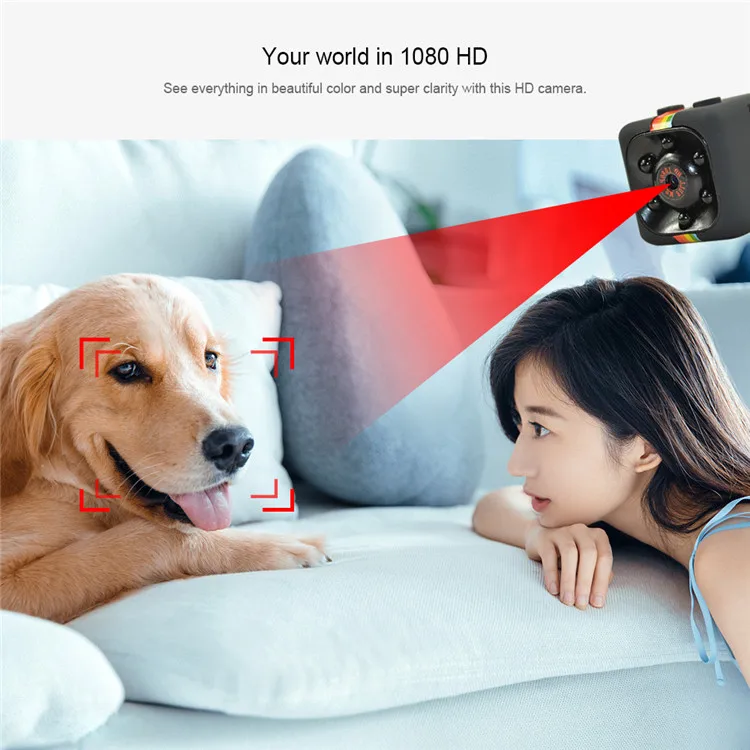 Mini FHD 1080P 360 Degrees Rotation 12M Hidden Spy CCTV Security Camera with Motion Detection