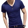 odm low price manufacturer in china wholesale solid colors plain basic t shirt mens v neck cotton t shirt for men clothes