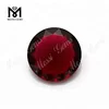 Wholesale Big Table Shape Round Cut 18mm Red Glass Stone