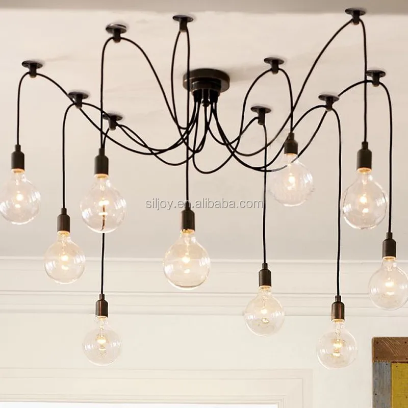 Edison Lampadario Classico Dell\'annata Antica Spider Lampadario Luce ... Edison Lampadario Classico Dell\'annata Antica Spider Lampadario Luce ...