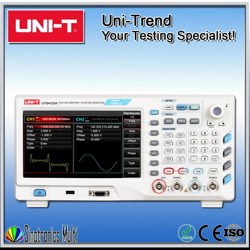 Best Function/arbitrary Waveform Generators Unit Utg4122a Buy