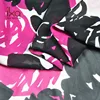 Silk Like Flower Printed Chiffon Polyester Fabric Roses Transparent