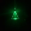 Green Christmas tree led necklace pendant