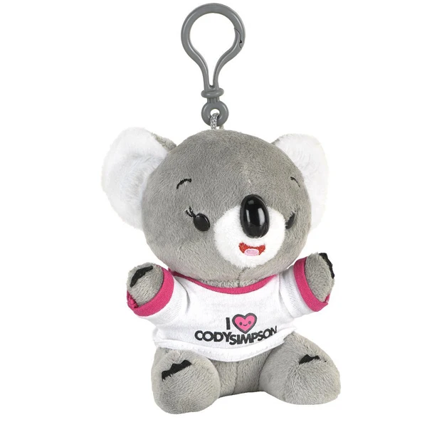 fluffy koala keyring