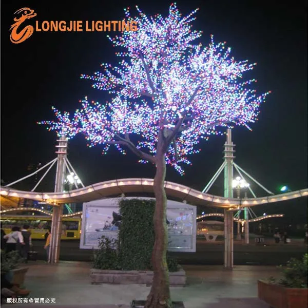Colorful cheap waterproof Led cherry tree lights for holiday decoration party supplies