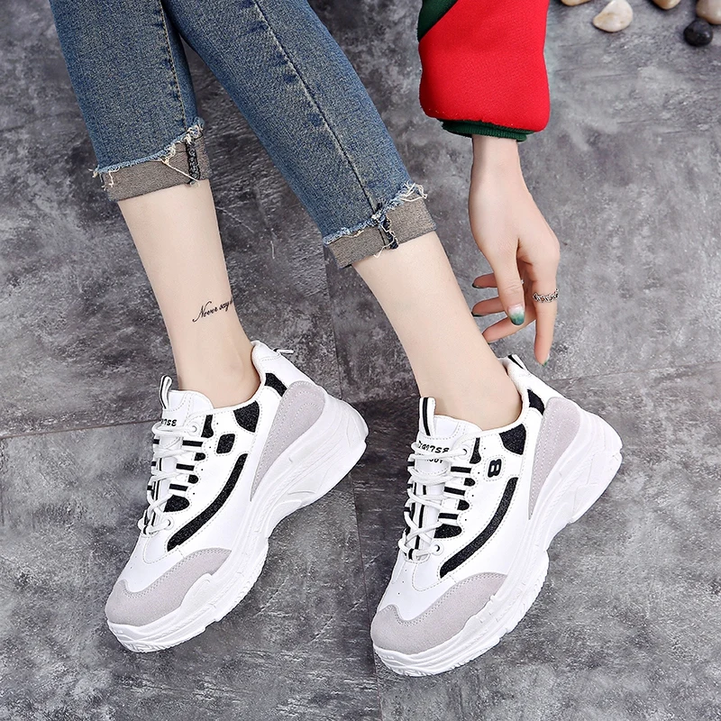 Fashion Lady Studded Leather Boutique Wholesale Casual And Sneakers ...