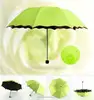 Printing Appearing When Wet 3Fold Umbrella Rain Magic Umbrella