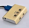 Computer desktop switch for internet cafe and with headphone stand