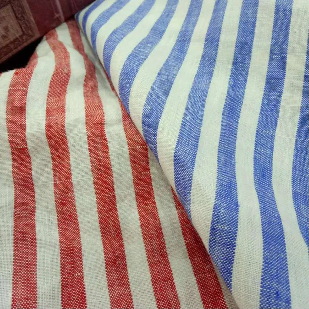 Wholesale 100 Striped Linen Fabric Buy Striped Linen Fabric,100