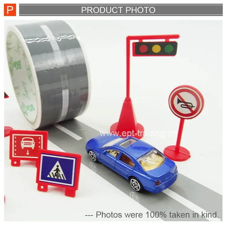 Ept Car Per Set Traffic Signs Diy Toy Kids Educational Learning Toy For 