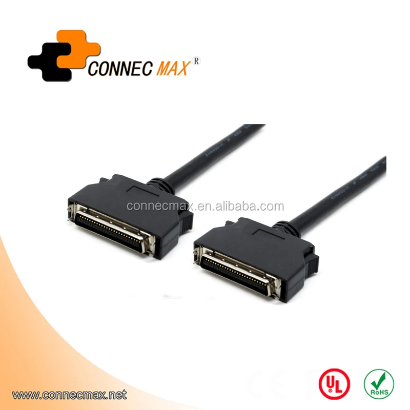 Scsi Cable 6 Feet (2 Meters) Db 50 Pin Male To 50 Pin Male Buy 50 Pin Half Pitch Scsi Cable