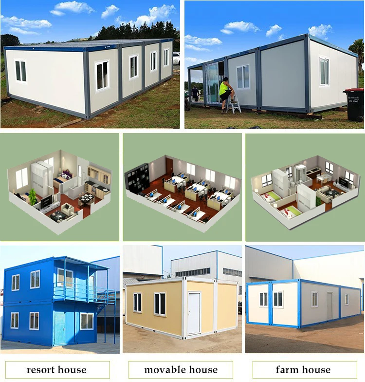 Portable Log Cabins For Sale Beijing Chengzhu 20ft 40ft Steel