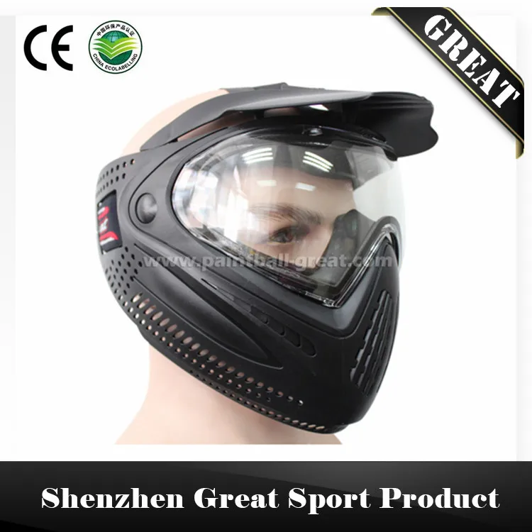 Paintball Ca Game Full Face Paintball Mask With Anti Fog Double Thermal ...