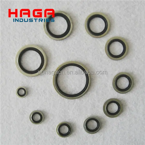 Metric Bsp Self Centering Bonded Washers Hydraulic Bonded Seal Washer
