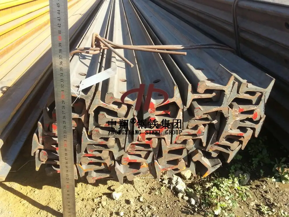 China supplier 5.98kg/m 6kg rail q55 12lb steel rail use for park track