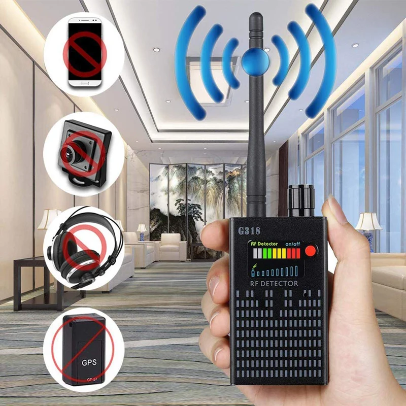 Rf Lens Detector Radio Wave Signal Full Range Wifi Gsm Mobile Phone