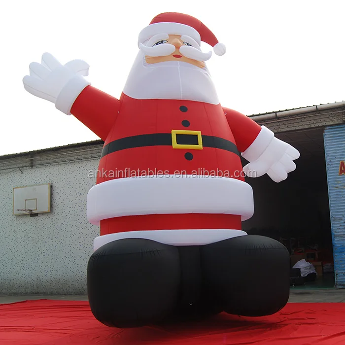 Large Inflatable Led Father Christmas 6m H Inflatable Santa Claus For