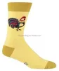 Bulk Customed Lady Cotton Crew Sock With Rooster