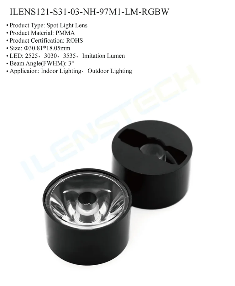 china suppliers Optical led lens for lighting spares parts