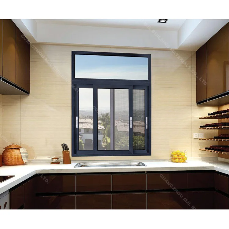 Wholesale fire prevention extruded aluminum sliding window frame for house