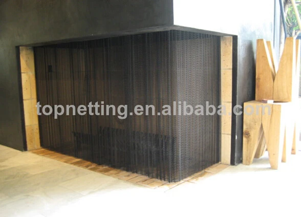 Fireplace Mesh Curtain / Fire Curtain Mesh - Buy Fire Curtain Mesh Fireplace Curtain Screen